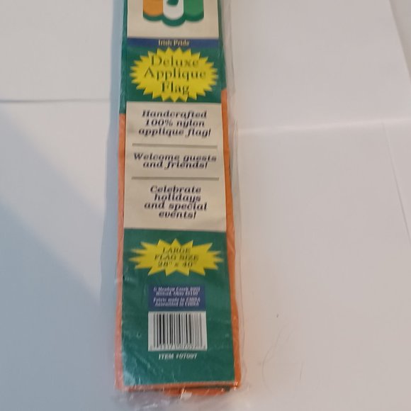 New Vintage Meadow Creek St. Patrick's Day Irish Flag Shamrock Green 28 x 40 - Picture 5 of 6